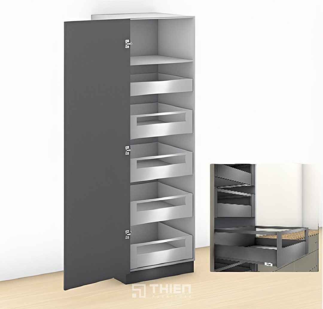 Phụ kiện tủ đồ khô Blum Space Tower Merivobox 2184525